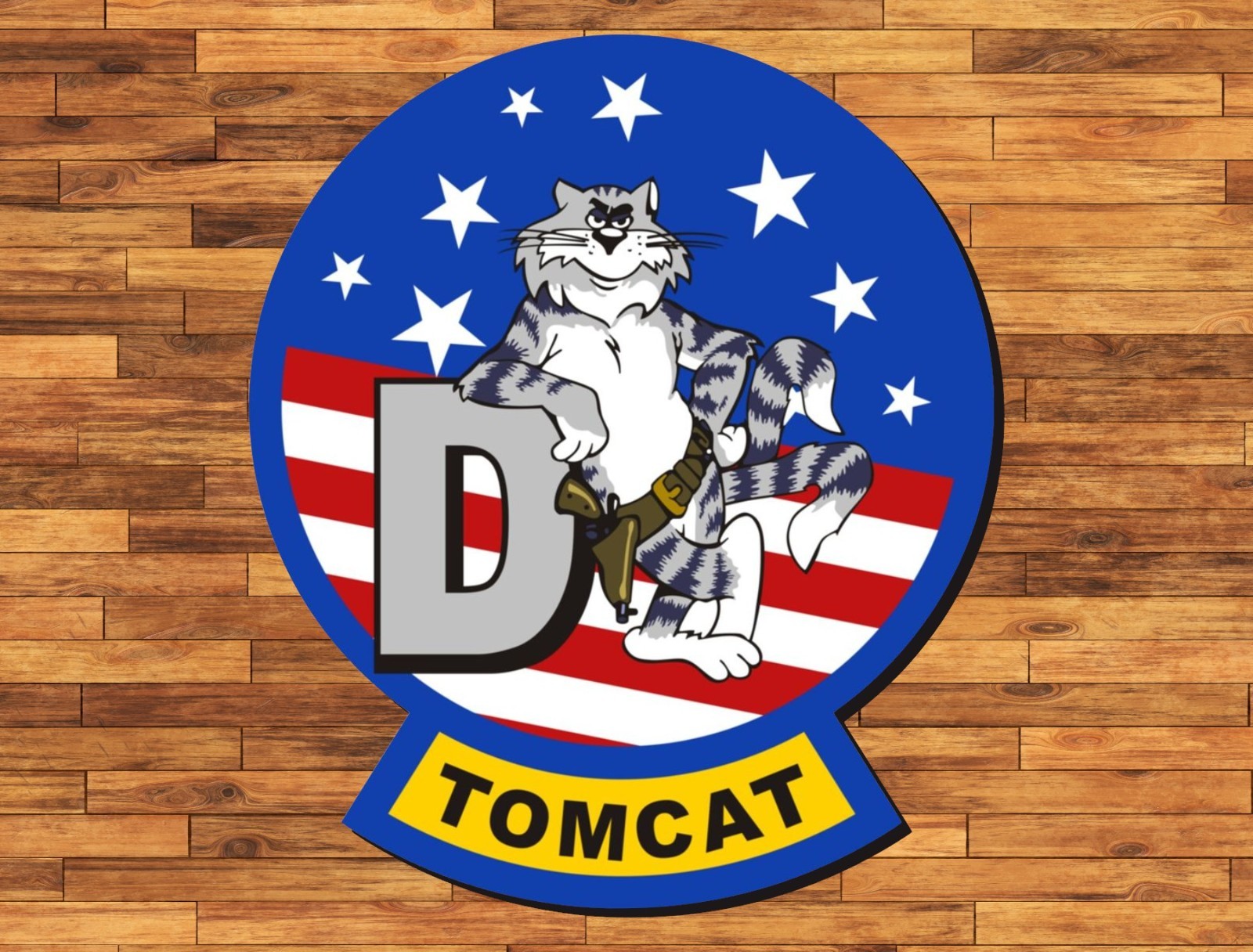 Super Tomcat F-14D Water Proof UV Safe Glossy Vinyl Sticker Naval Aviation