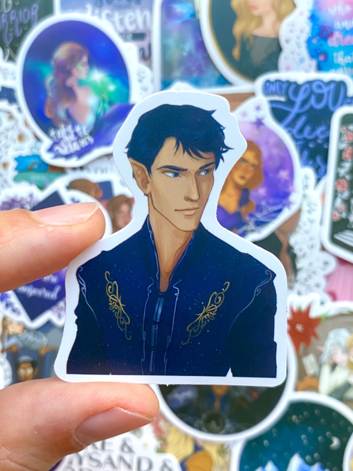 5-60 pcs Acotar Stickers, Gothic Bookish Reading Thorns and Roses Vinyl Decals