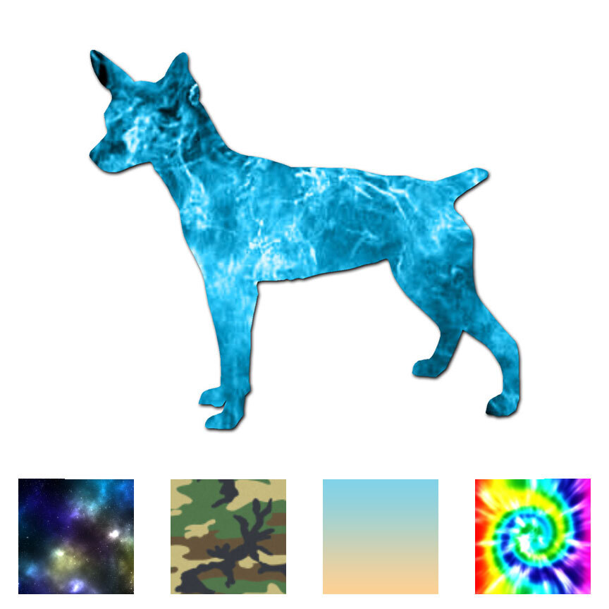 Rat Terrier Dog – Vinyl Decal Sticker – Multiple Patterns & Sizes – ebn1999