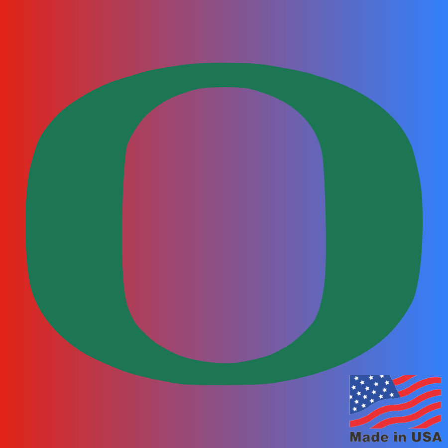 Oregon University Logo Vinyl Dercal – Many colors available – Free Shipping