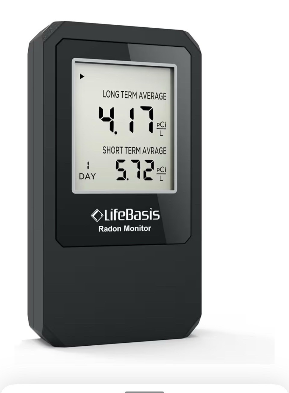 LifeBasis Indoor Air Quality Monitor for Home, Battery Powered Sensor Device