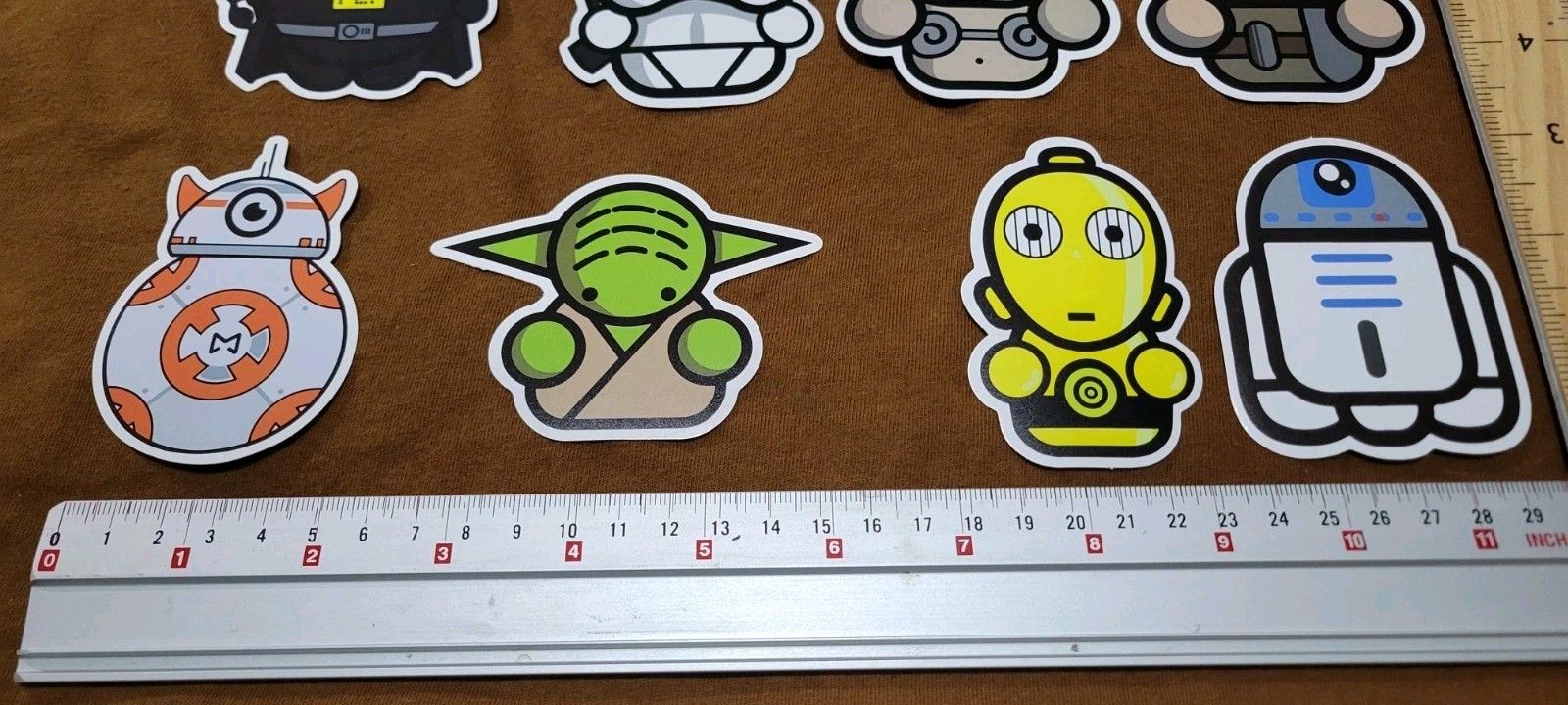 Star Wars LEGO Stickers Set Of 12 Individual As Seen