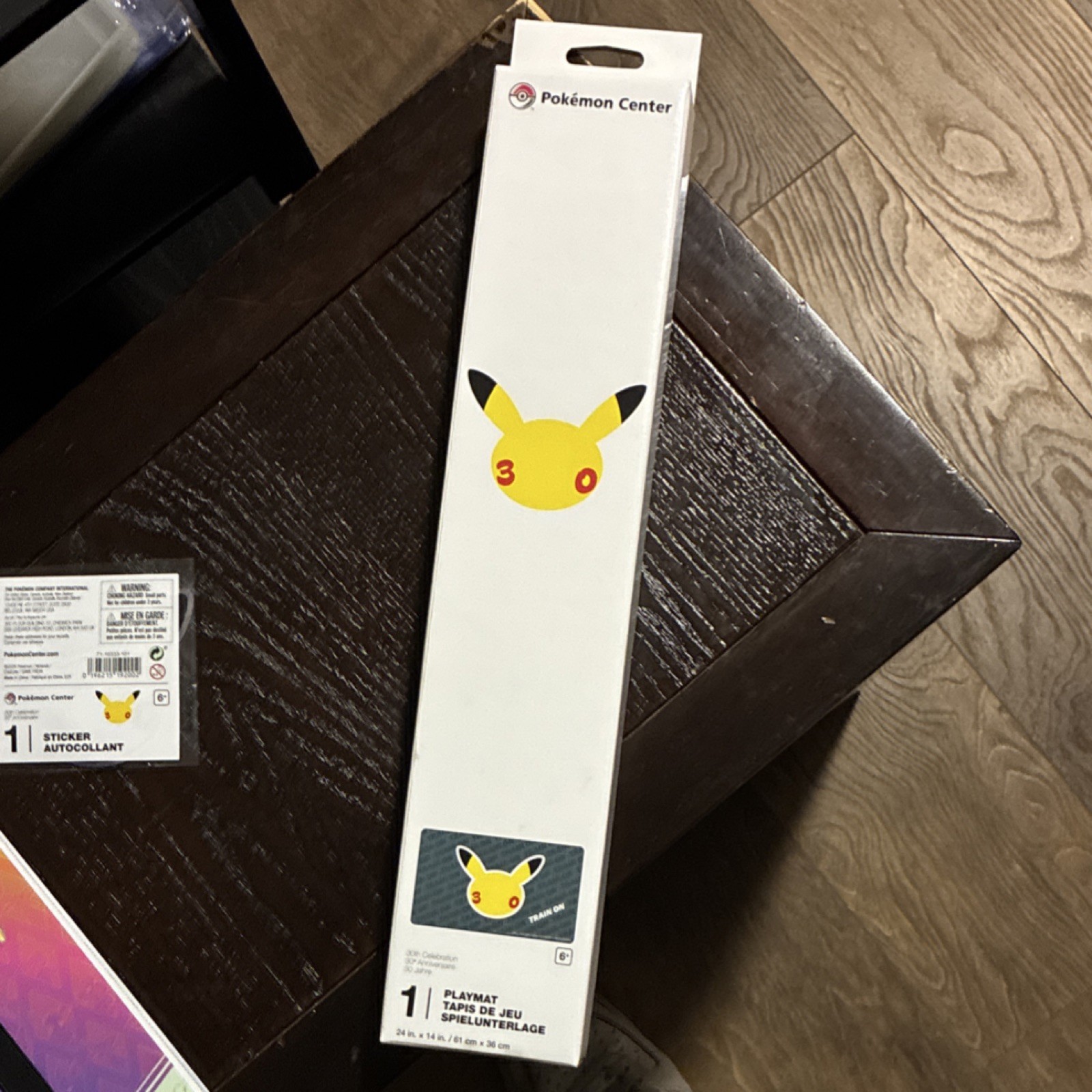 Pokémon Center Pikachu 30th Celebration Sticker and Playmat 71-10333-101 Anime
