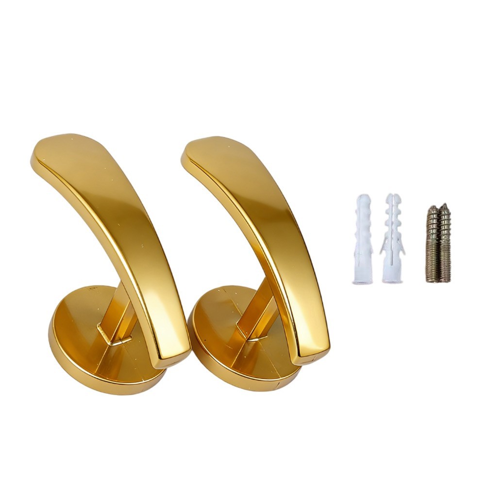 Zinc Alloy Wall Mount Curtain Tieback Hooks Compact 6.5 2.8 cm for Any Room