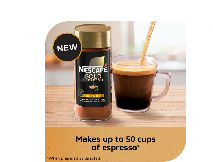 Nescafé Gold Espresso Blonde, Instant Coffee, 3.5 oz ( 2 Pack ) Free Shipping