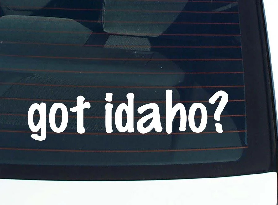 got idaho? CAR DECAL BUMPER STICKER VINYL FUNNY JOKE WINDOW