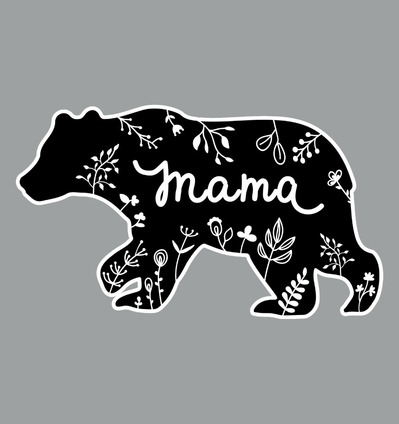 Mama Bear Fridge Magnet