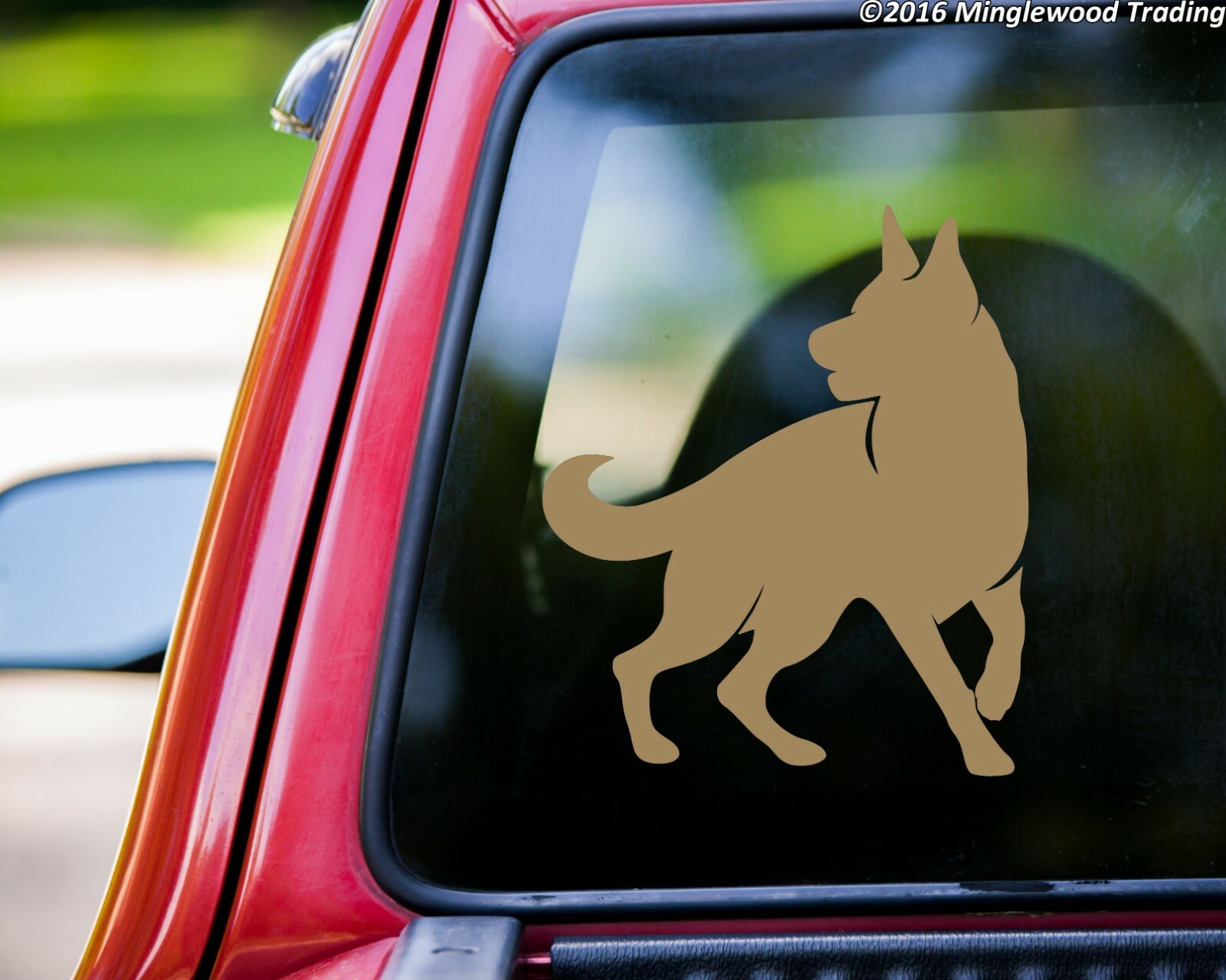 GERMAN SHEPHERD Vinyl Decal Sticker -V3- Dog GSD Puppy Alsatian K9 Canine