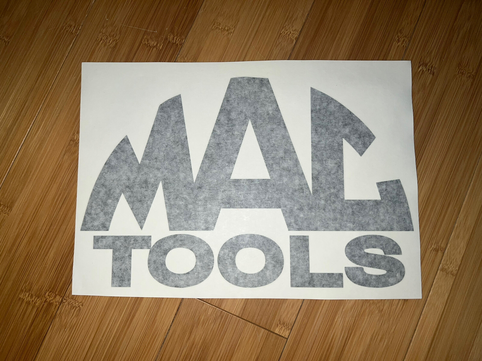 Mac Tools 12” Toolbox Decal Sticker Logo Window Mechanic ASE Technician Black