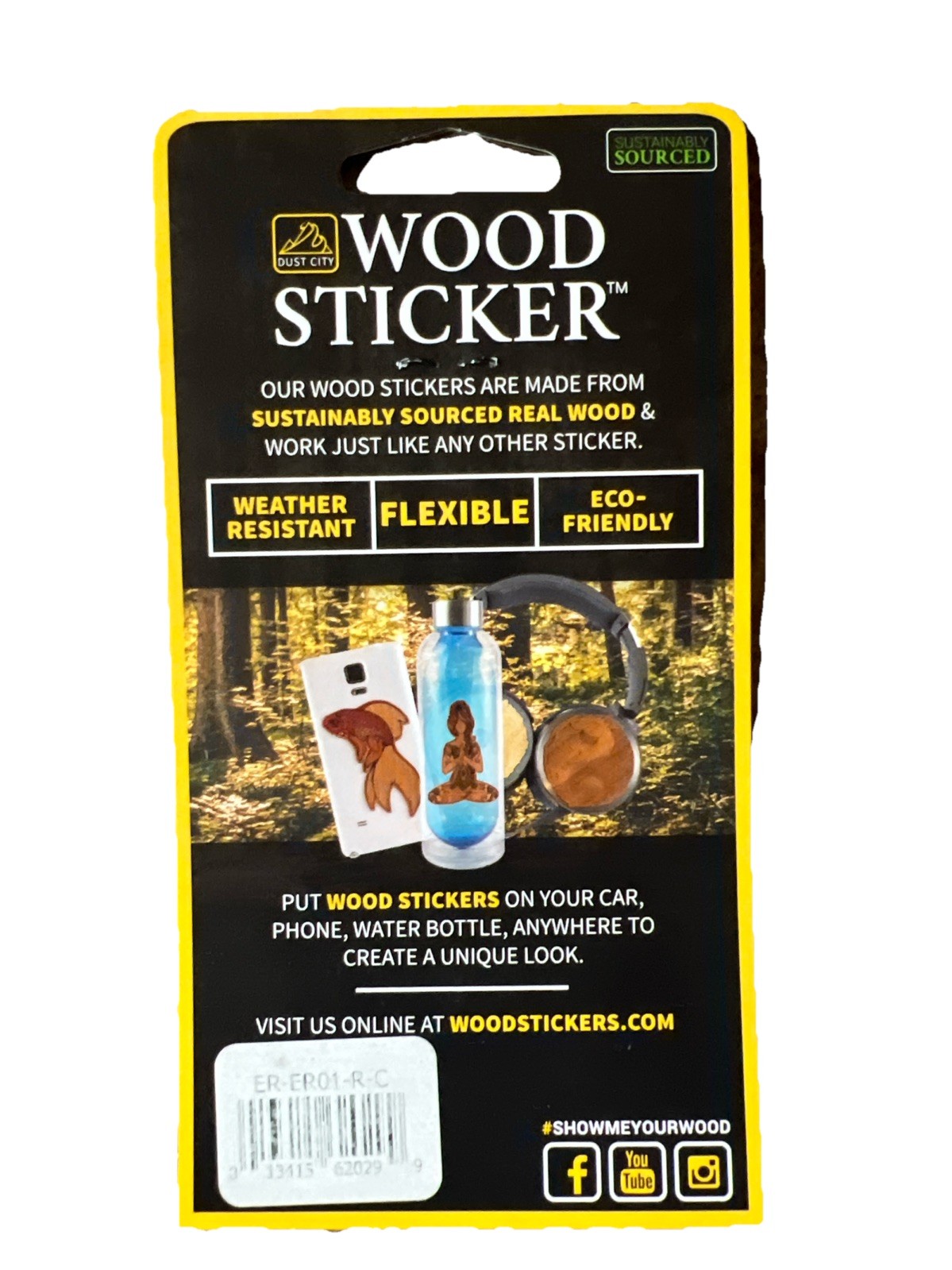 Lost In The Right Direction WOOD Sticker Dishwasher Biodegradable Dust City NEW
