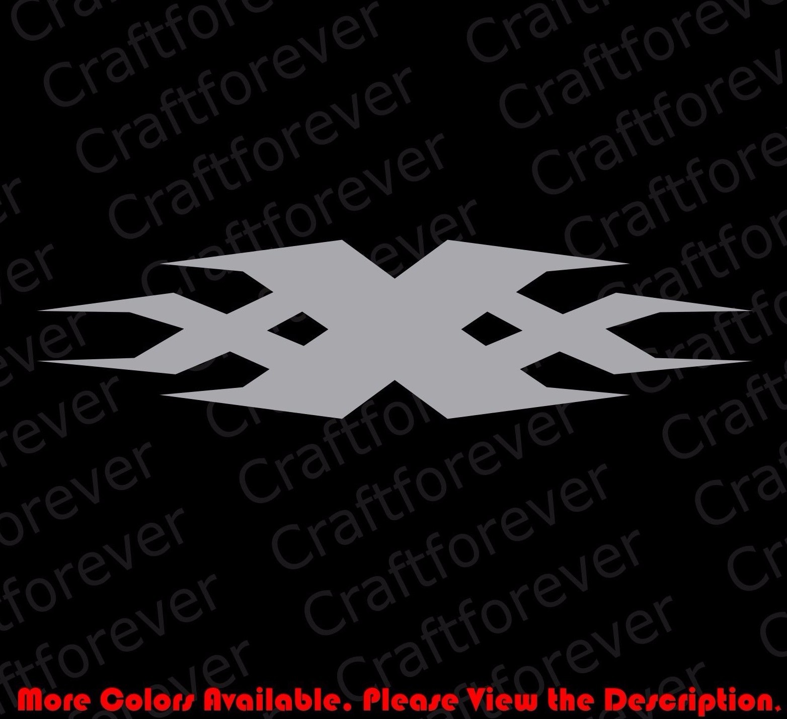 TRIPLE XXX X Car Window/Laptop/Vinyl Die Cut Decal Sticker Racing JDM FY019