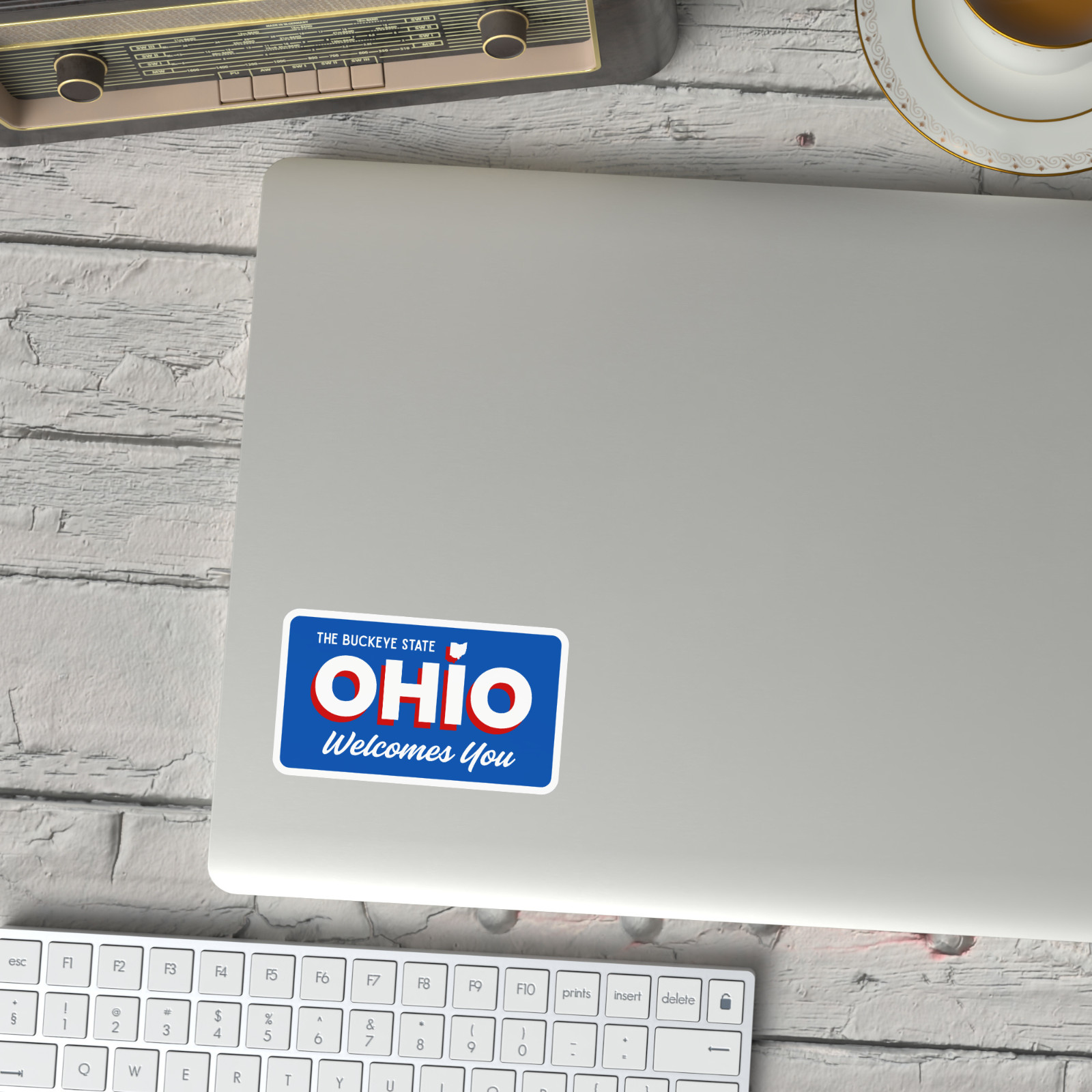 Welcome to Ohio Sticker The Buckeye State Vinyl Waterproof Decal