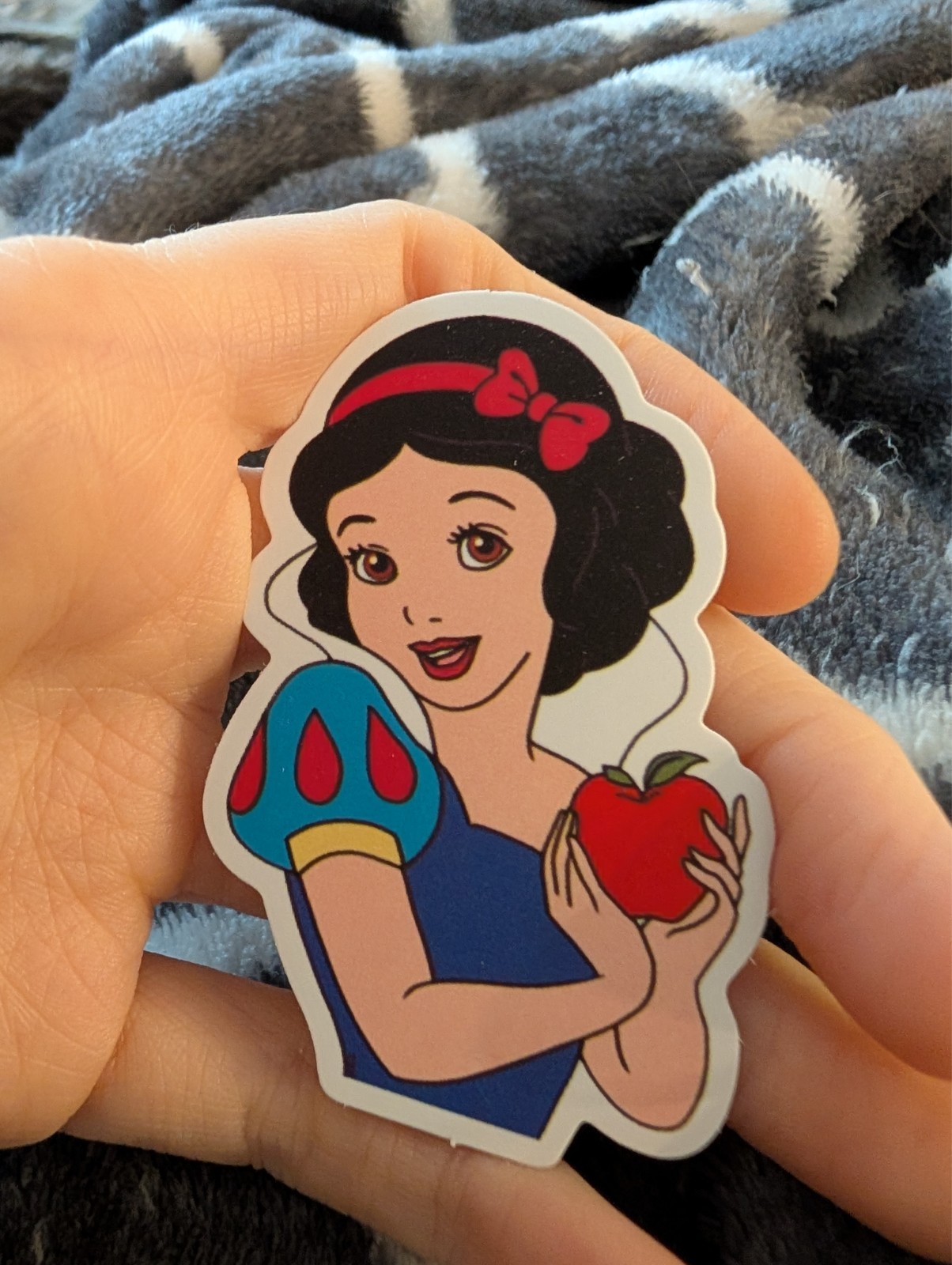 Snow white, Disney, Vintage cartoon, Sticker, movie characters