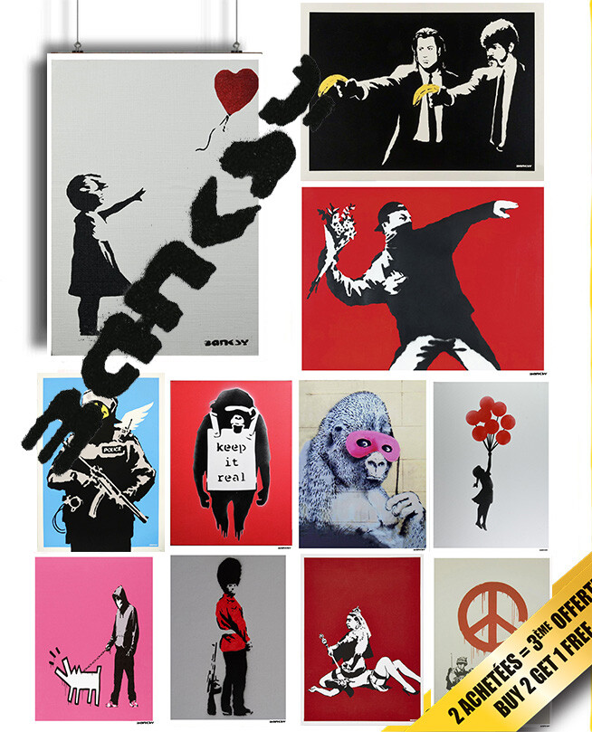 BANKSY Poster Graffiti Street Art