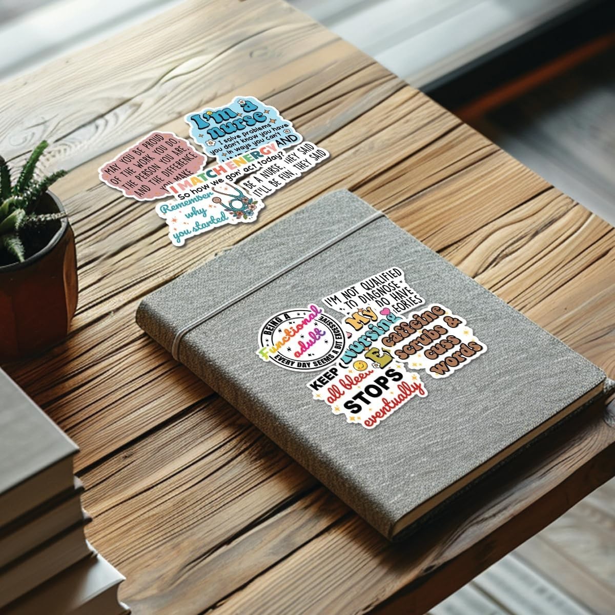 10pcs Nurse Sticker, Inspirational Nurse, Motivational Nursing, Healthcare Hero