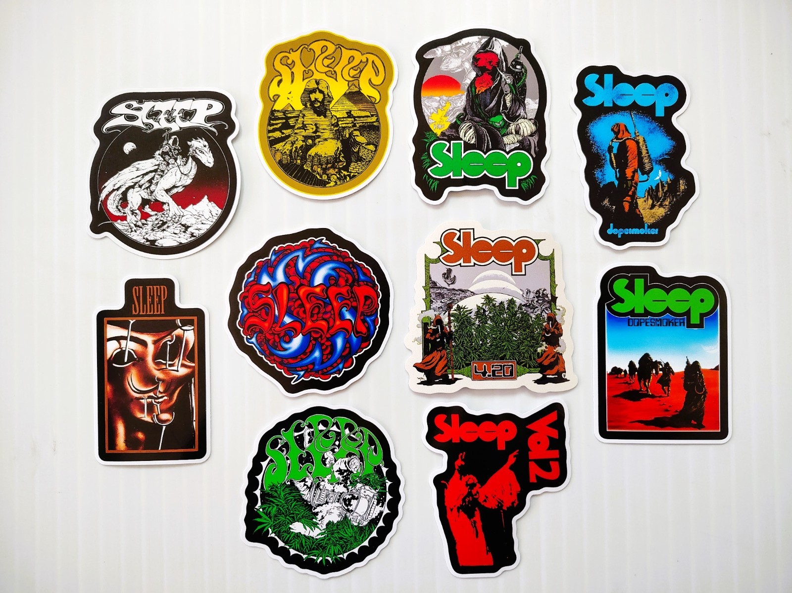 Sleep Stoner Metal Band Sticker Pack (10) SLudge Doom Dopesmoker Holy Mountain