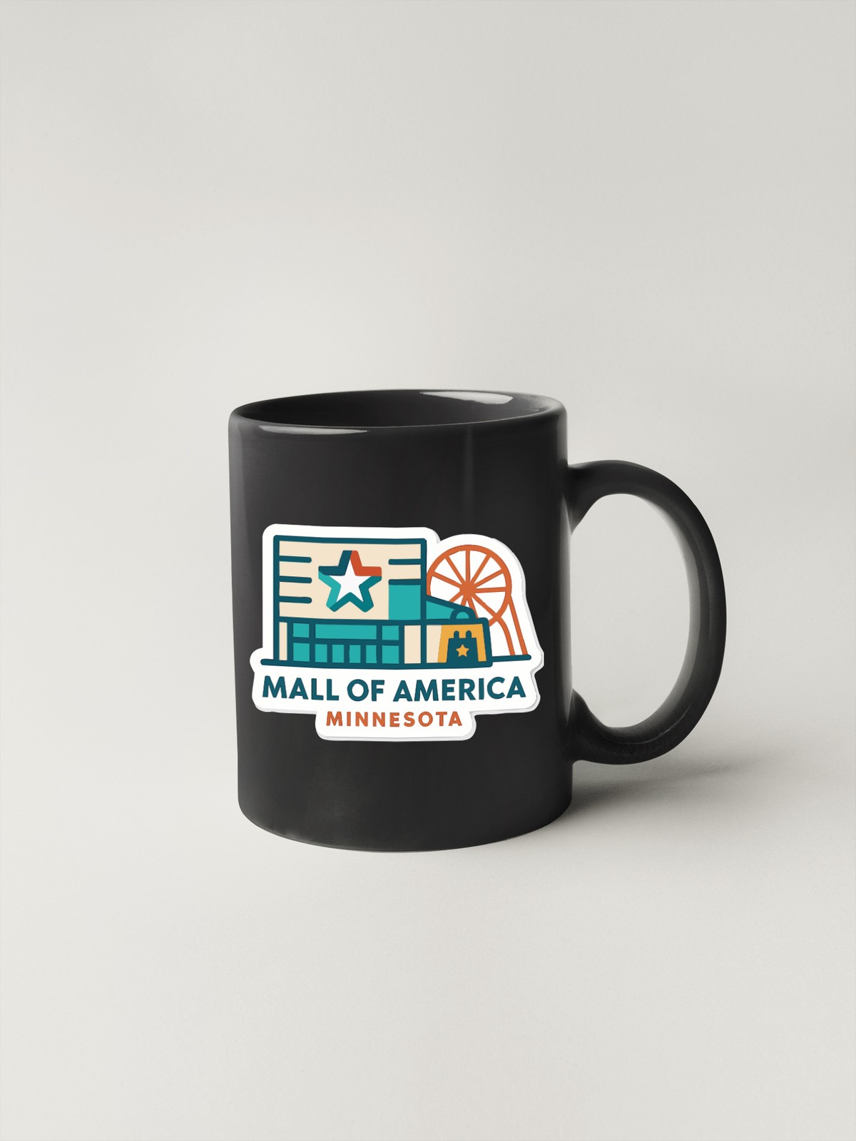 Mall of America Minnesota Sticker Decal Vinyl Die-Cut Symbolic Landmark Design