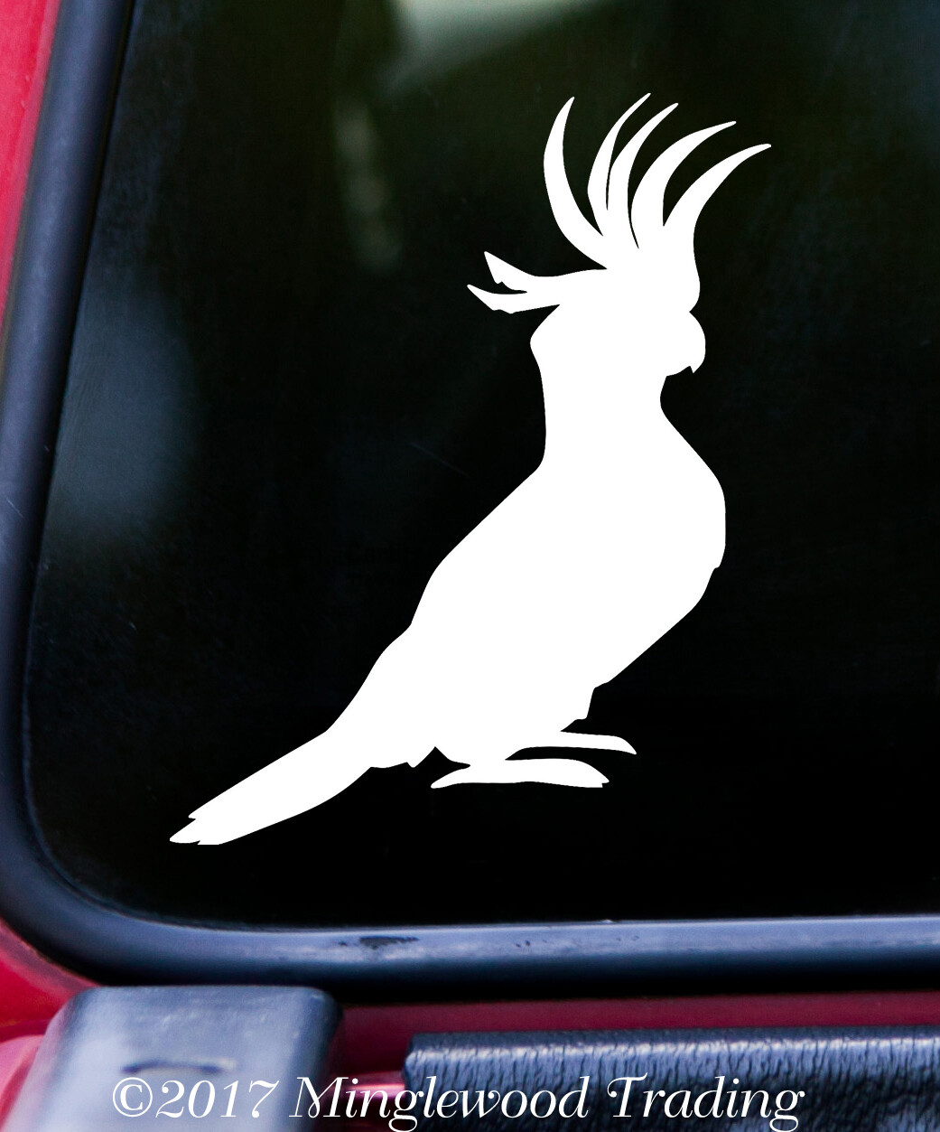 COCKATOO – Vinyl Sticker – Tropical Bird – Cockatiel Parrot – Die Cut Decal