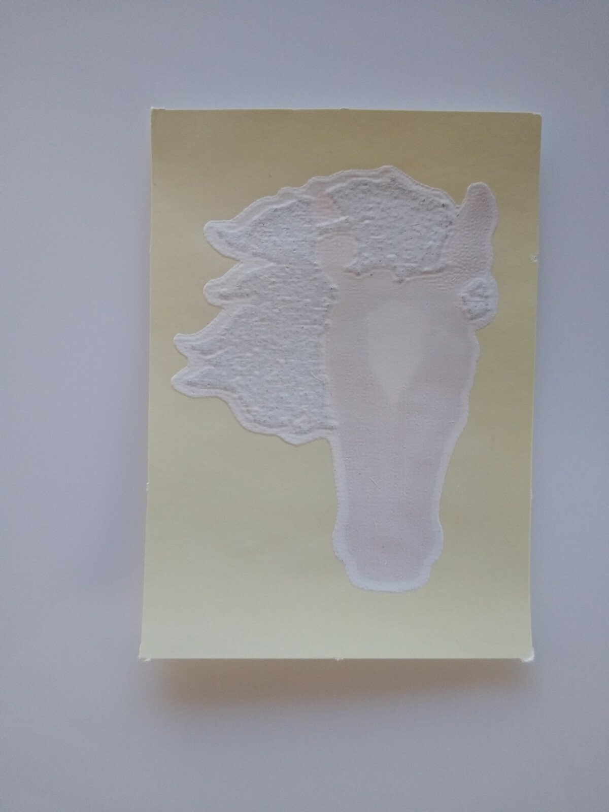 Horse Pony Screamin Gleamin Glitter Iron-On Decal Donruss 1970s Retro Vintage