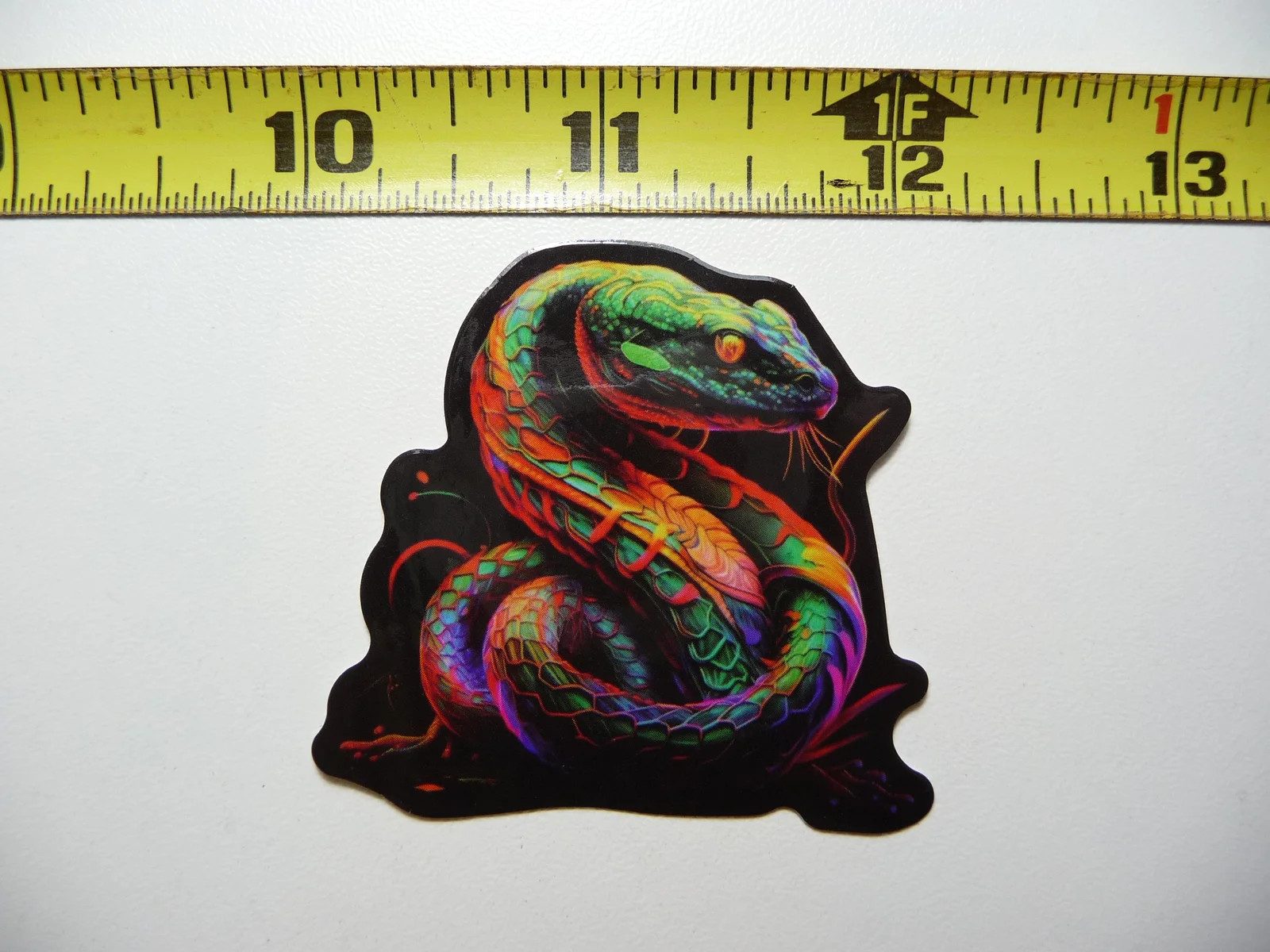 SNAKE SMALL STICKER DECAL PET ZOO REPTILE VIBRANT MYSTICAL NEON COLORFUL ANIMAL