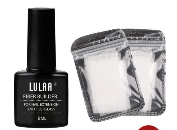 Nail Extension Fiber Set Nail Extension Gel Repair Liquid Paper-free Support She