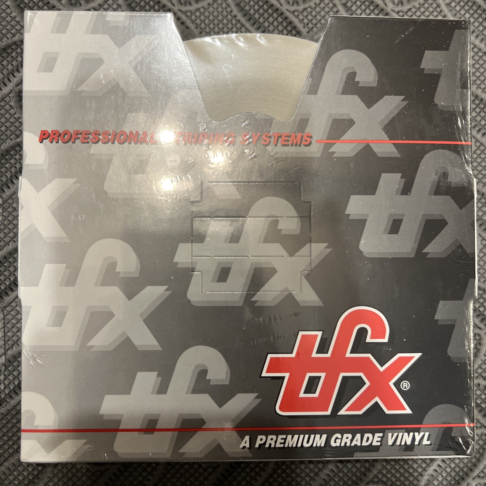 TFX Professional Striping Premium Grade Vinyl 4/16" 150 Ft. Dk Charcoal 00045063