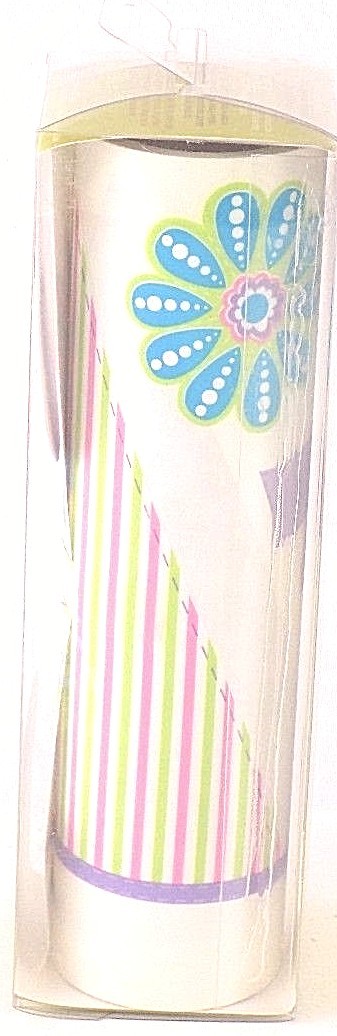 Wall Pops! Wall Art 1 Stripe Patchwork Daisy 42 Piece Wall Decal Kit Peel Stick