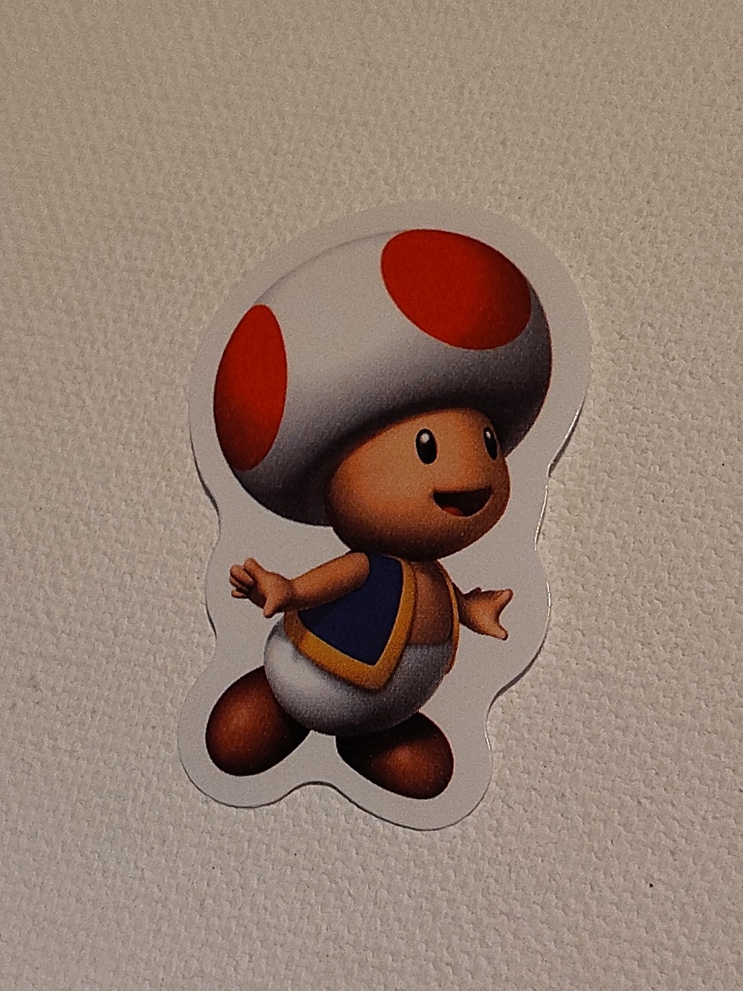Toad, Super Mario, Nintendo, Fun Adorable Glossy Vinyl Sticker, Decal 1.75"