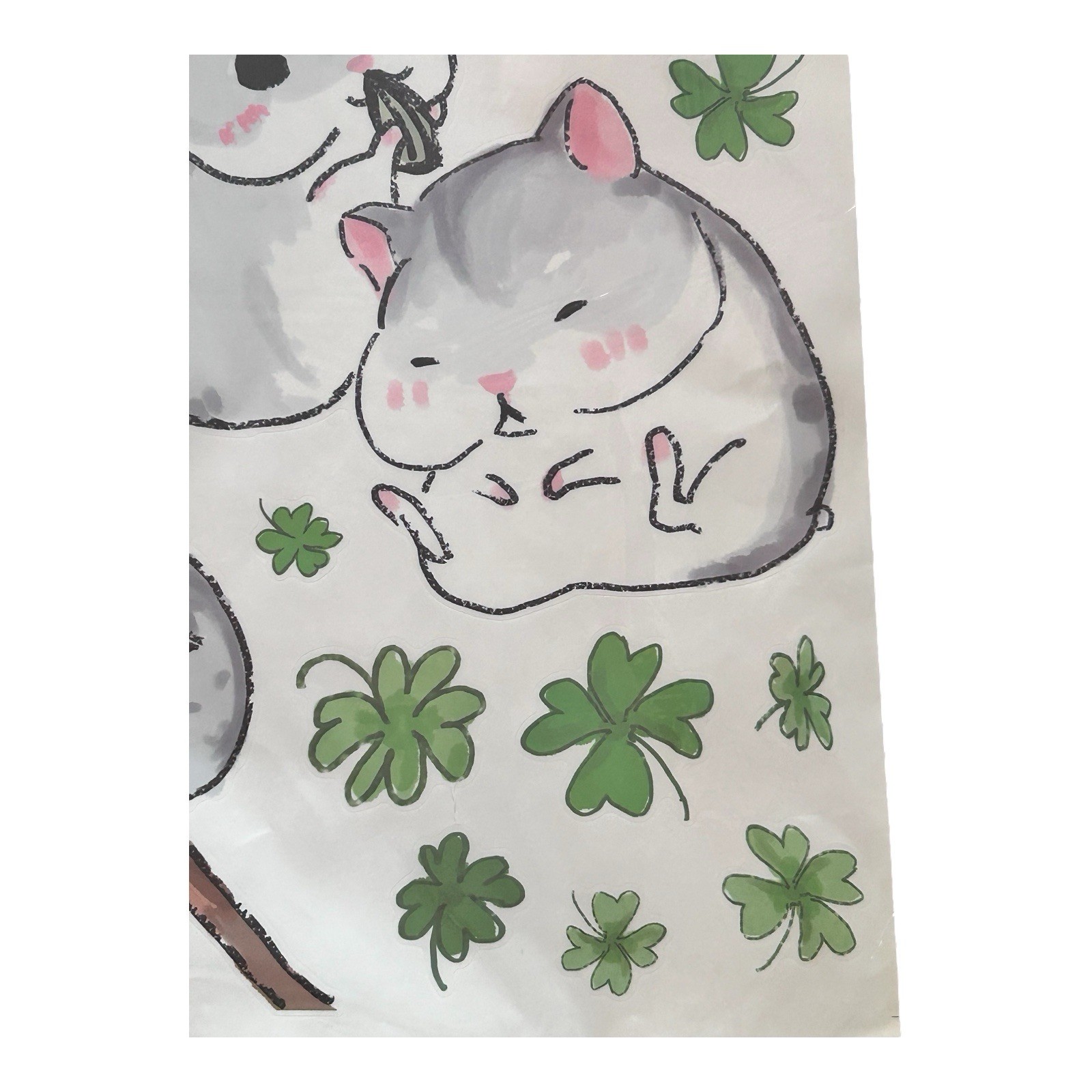 Carootu Hamster Removable Kids Room Decor Wall Sticker Decals PVC