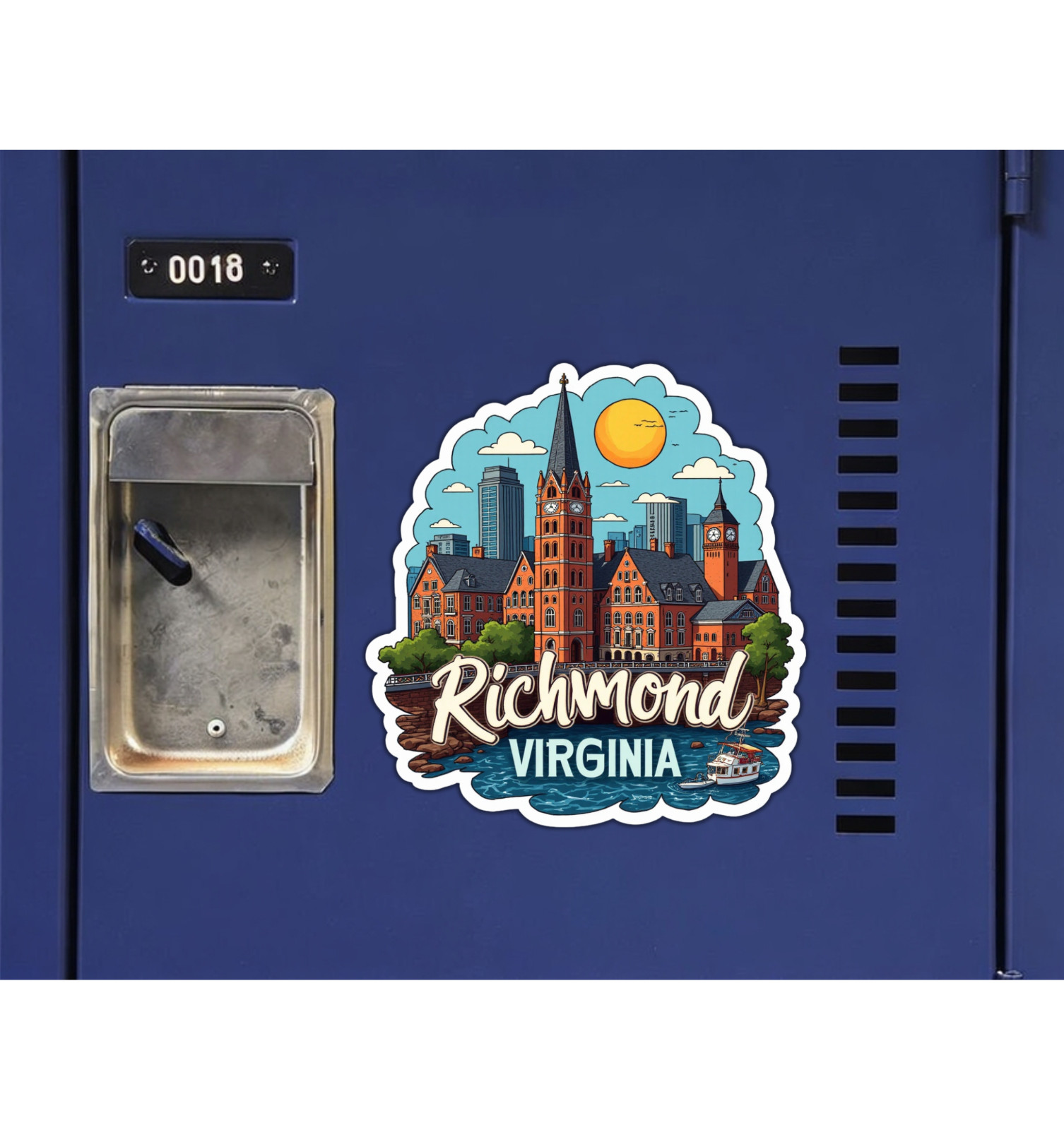 Richmond Virginia Fridge Magnet or Laptop Sticker