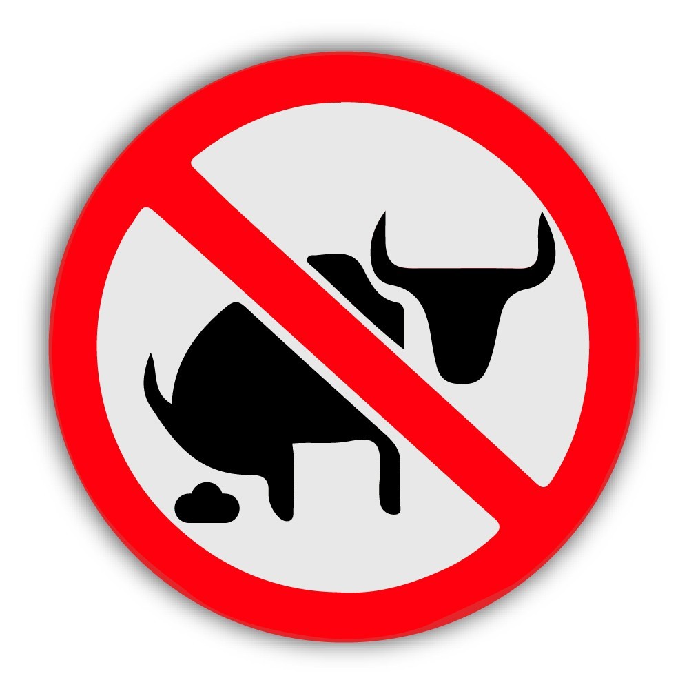 No Bullshit Cut To Shape Vinyl Sticker