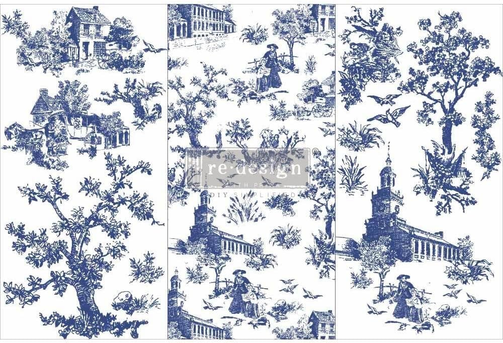 Redesign with Prima Decor Small Transfers – Toile – 3 Sheets, osfa, Multi