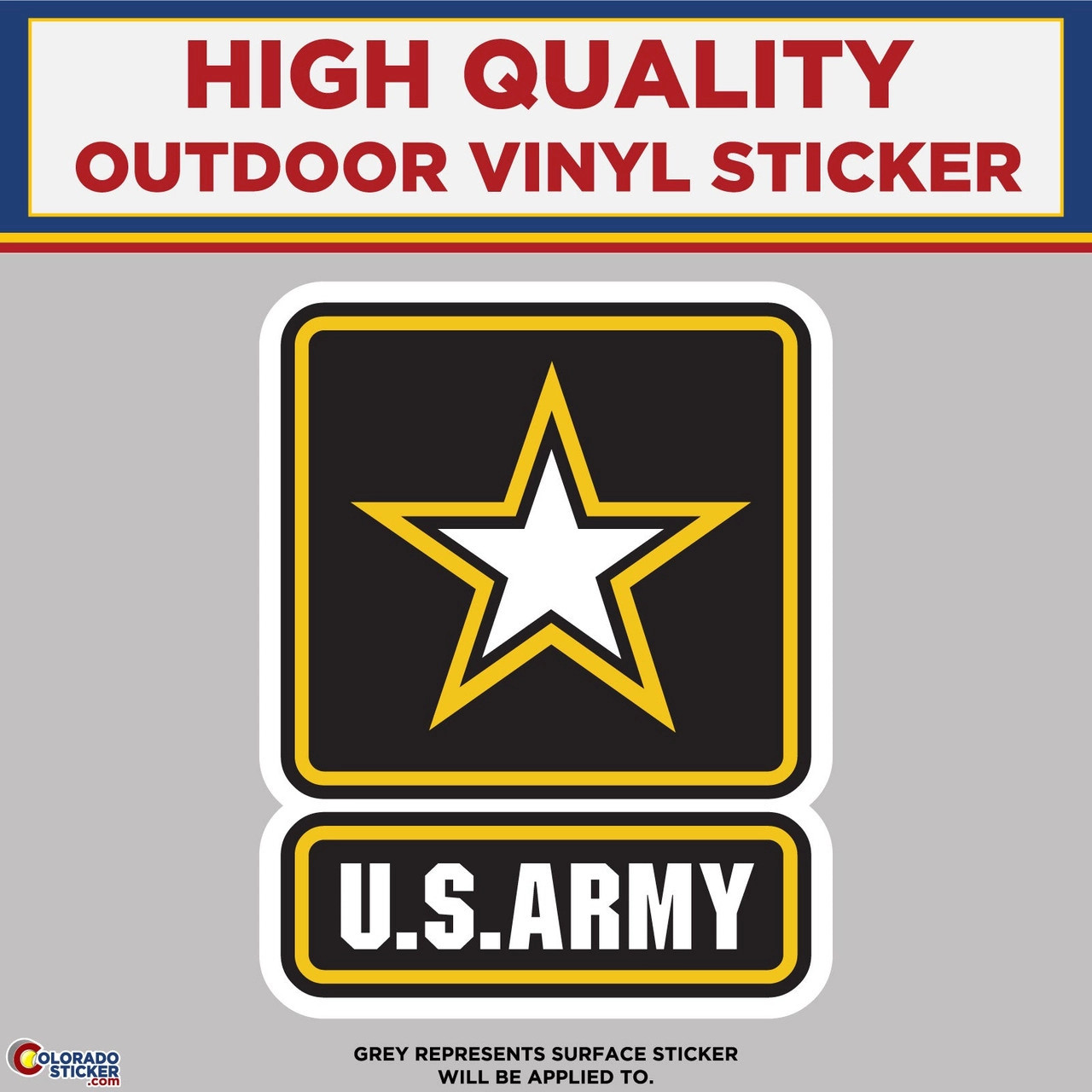 US Army, High Quality Vinyl Stickers