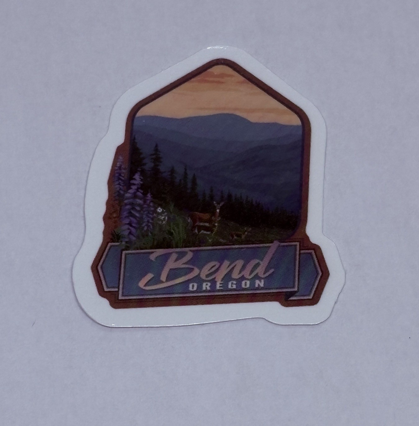 Bend Oregon State Sticker Tour Travel Decal Vinyl Souvenir Journal Art Tc6