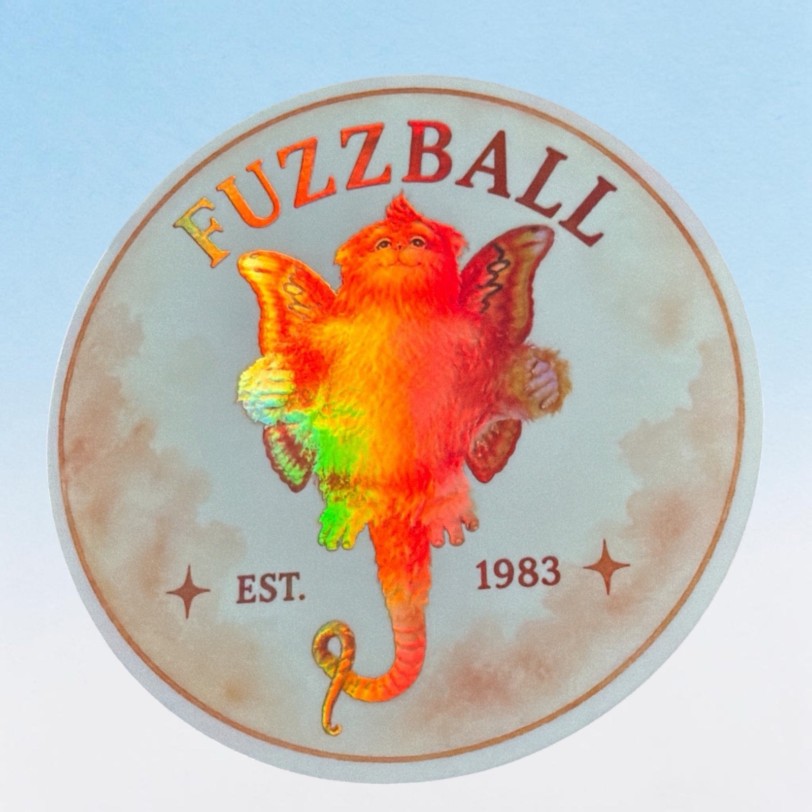 Captain EO Fan Sticker 3 Inch Fuzzball Made In Charleston, SC FAST SHIP