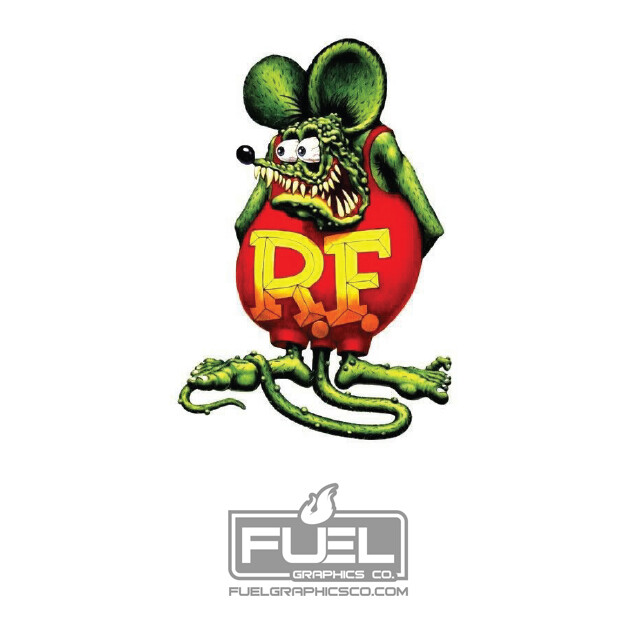 Rat Fink Vintage Automotive Premium Vinyl Decal – Multiple Sizes