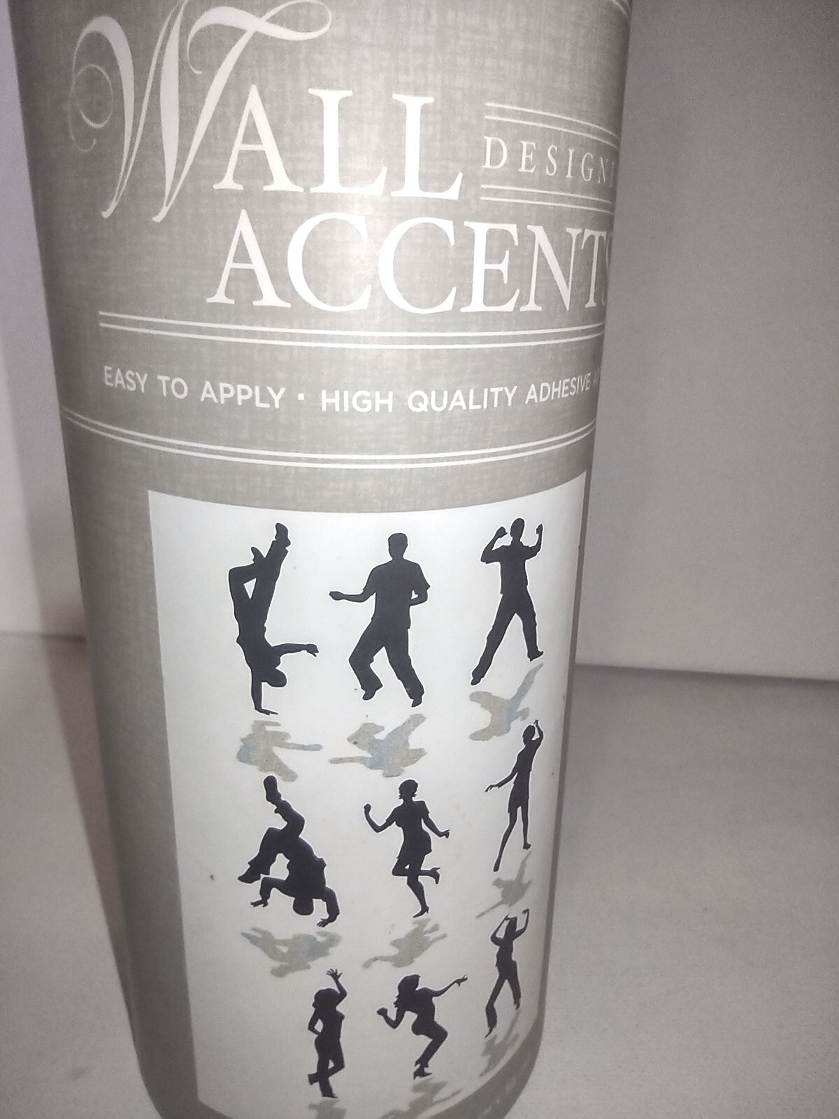 Wall Accents Adhesive Art Foil Designer 2010 People Dancing with Shadows Small