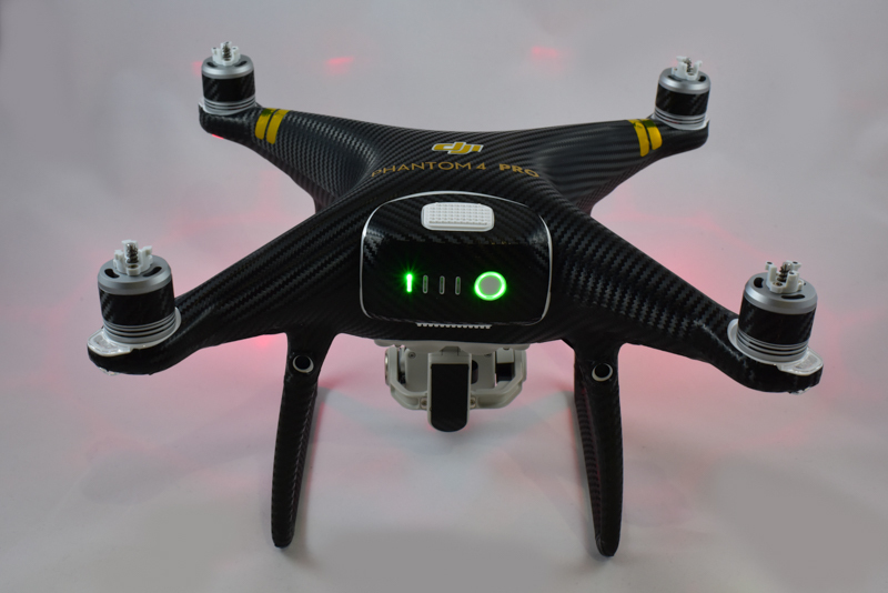 DJI Phantom 4 PRO / 4 COMPLETE Body Wrap Kit 3M Scotchprint USA – Carbon Fiber