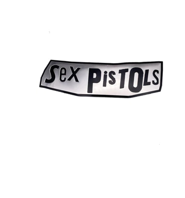 SEX PISTOLS – METALLIC STICKER – 6 x 2 – BRAND NEW 8628