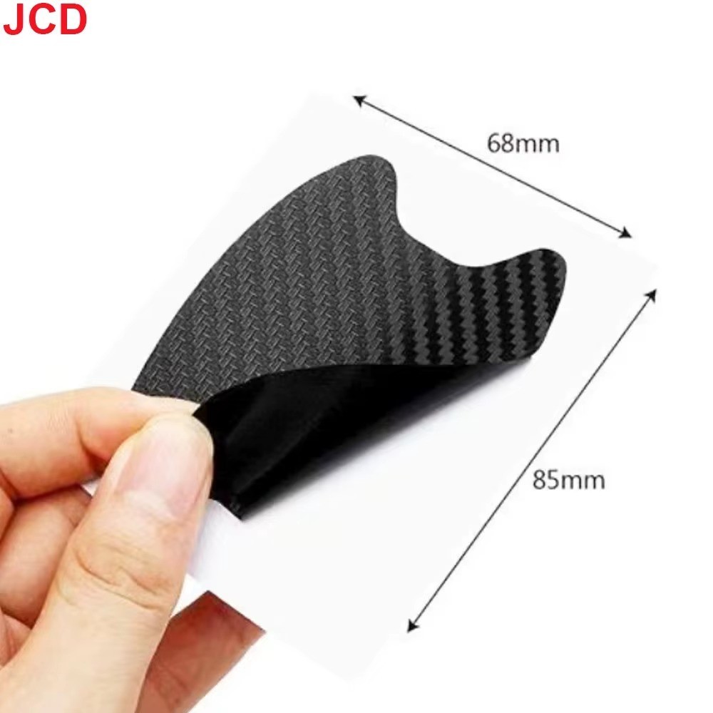 4X Carbon Fiber Door Handle Car Stickers Decal Protector Film Anti Scratch