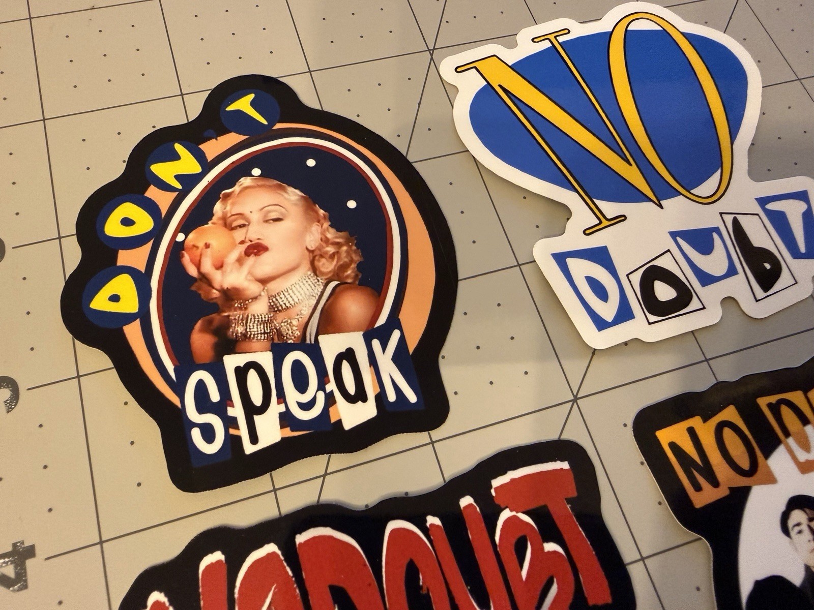 No Doubt Stickers 5 Sticker Lot Alternative Gwen Stefani V