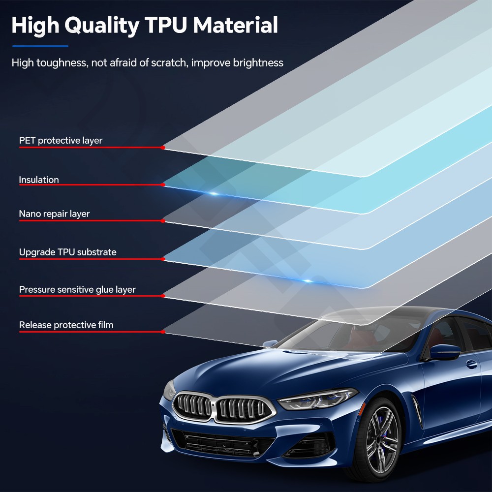 BMW 8 Series M850i 2019-2025 M840i Full Car Kit Precut Paint Protection Film PPF