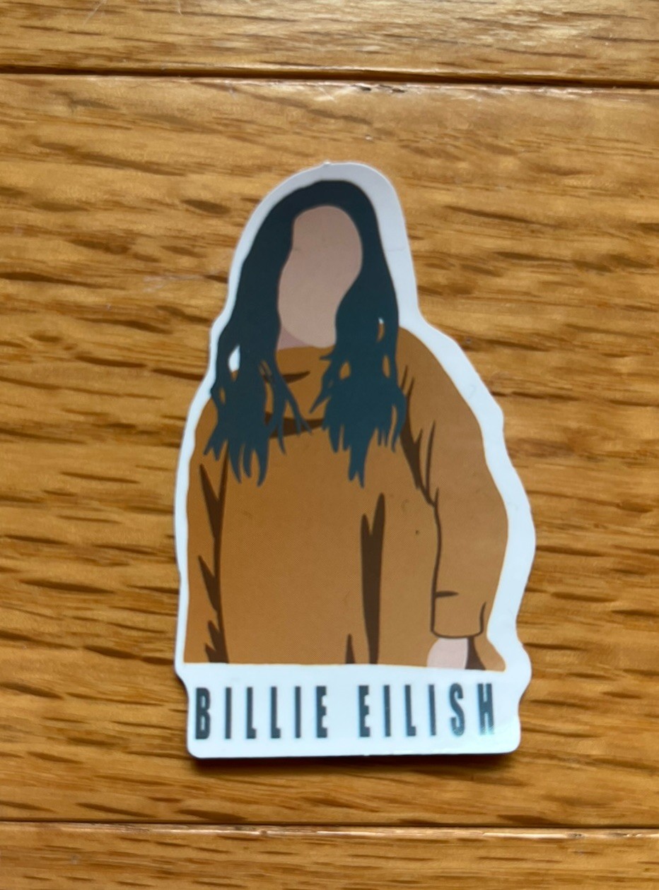 Billie Eilish Minimalist Sticker