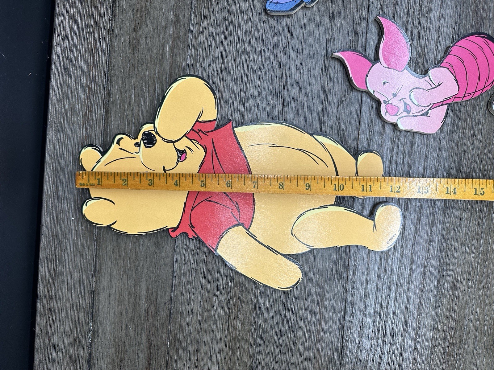 Vtg Winnie the Pooh & Friends Disney Wall Art LOT OF 3 Nursery Kid Pressed Board