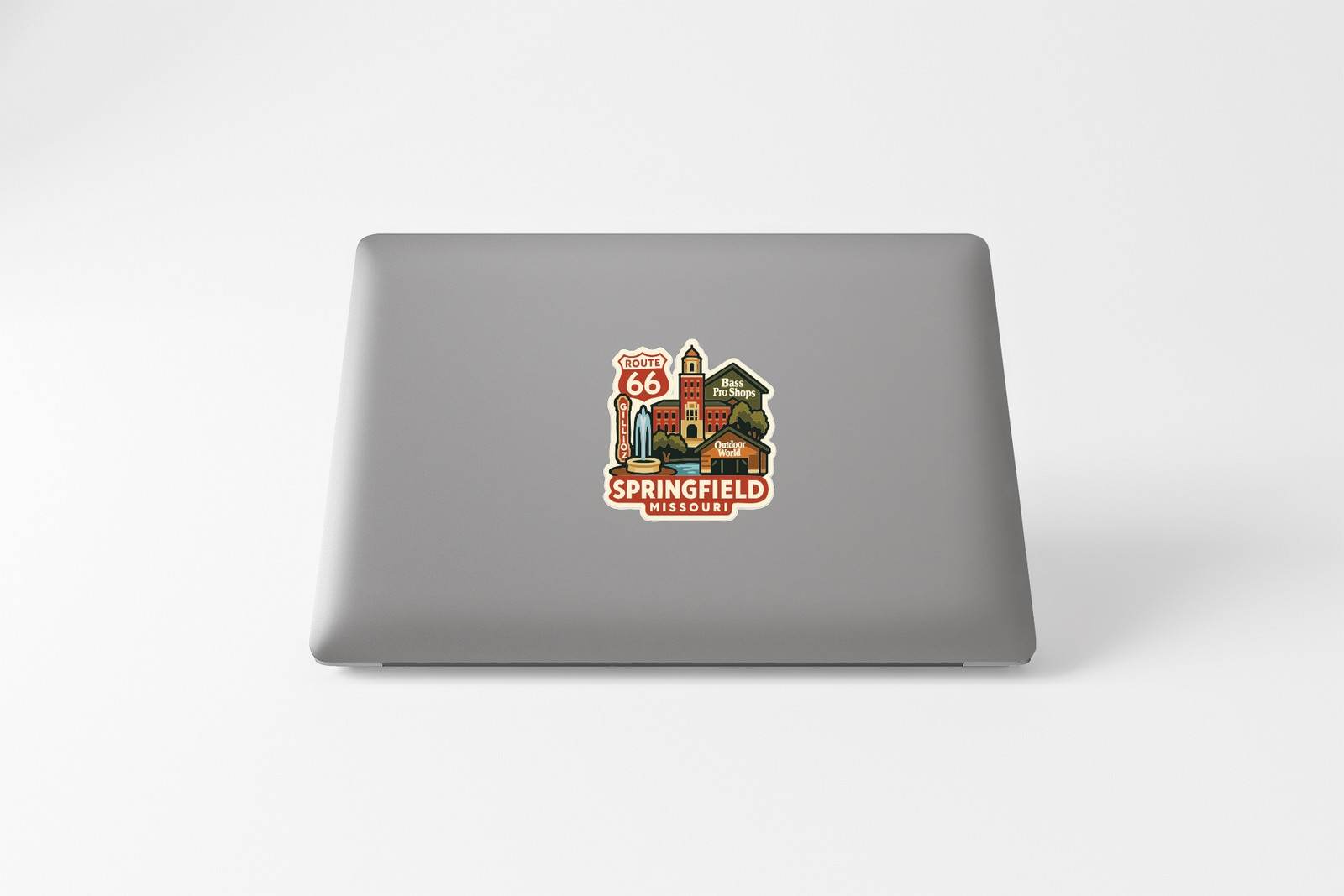 Springfield Missouri Sticker Decal Vinyl Die-Cut City Skyline Landmark Design