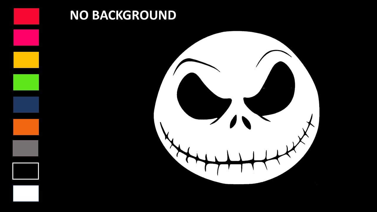 JACK SKELLINGTON Nightmare, Decal Stickers for Cars, Windows, Laptops, Wall,