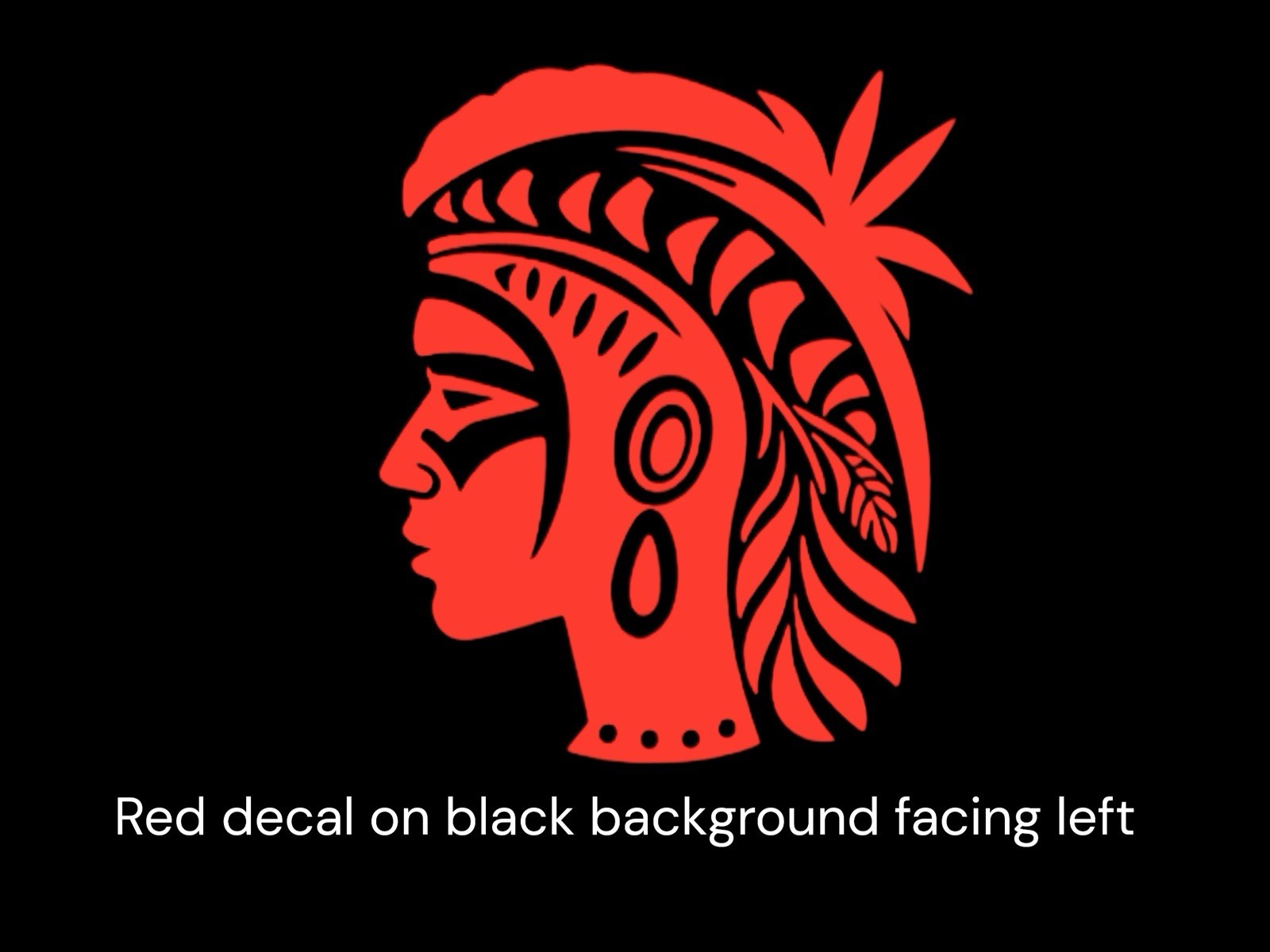 Tribal African Decal for car Windows Laptops most Smooth Surfaces