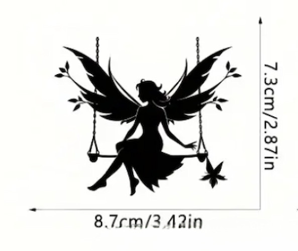 Fairy Elf Fantasy Wall Sticker Decal Sticker Bedroom Light Switch Decor (#008)