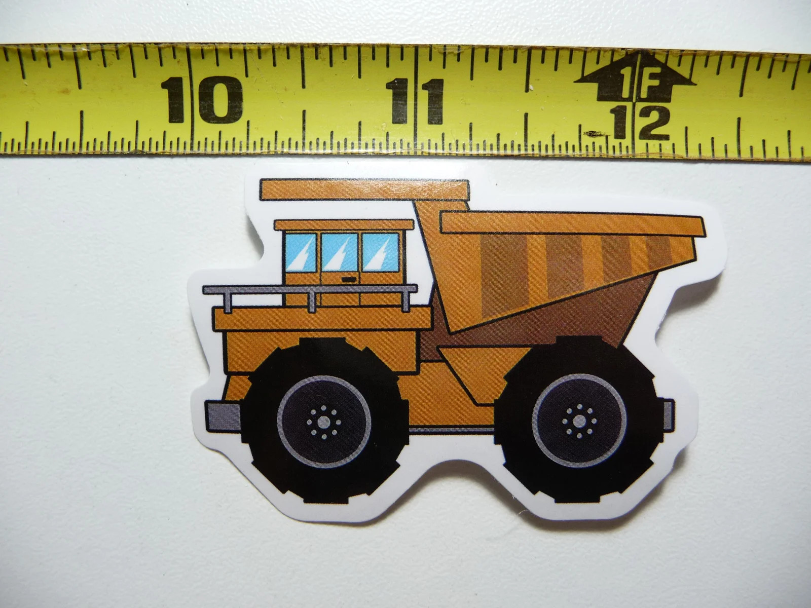 SUPER MINING DUMP TRUCK SMALL STICKER DECAL CONSTRUCTION MACHINERY