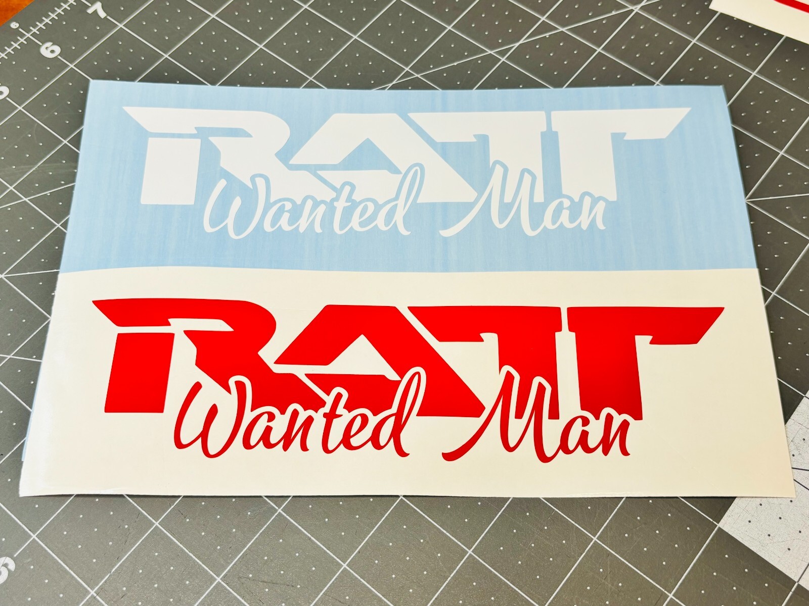 Ratt CUSTOMIZED Vinyl Decal-Many Sizes & Colors FREE Ship Fave Song/Lyric/etc